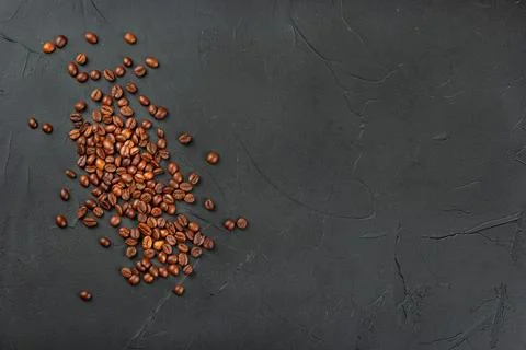 Roasted coffee beans Stock Photos