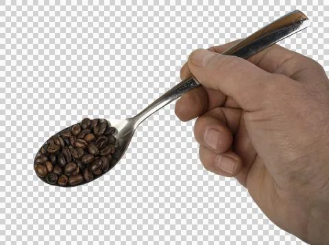 Roasted coffee beans Stockfoto's