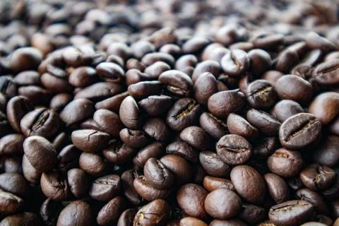 Roasted Coffee Beans Stock Photos