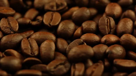 Roasted Coffee Grain Closeup 動画素材 106484913