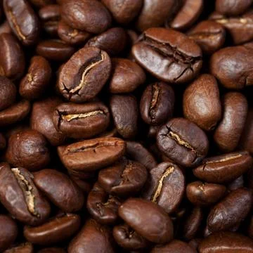 Roasted coffee grain Stock Photos