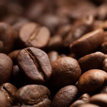 Roasted coffee grain Stock Photos