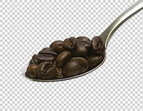 Roasted coffee grains Stock Photos