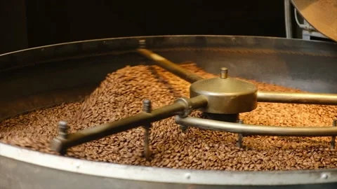 Roasted coffee process Stock Footage 199919128