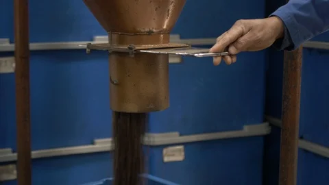 Roasted Coffee Storage After Cooling Process 库存影片 126049356