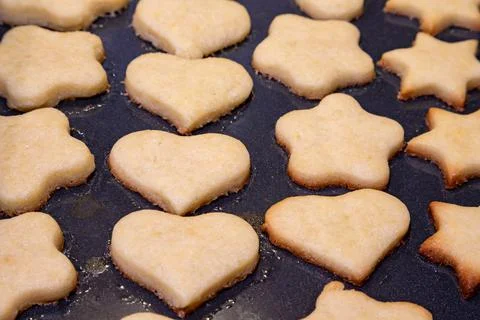 Roasted cookies Stock Photos
