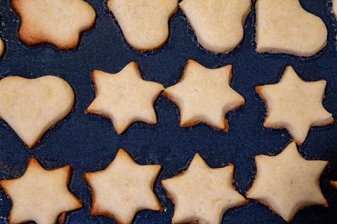 Roasted cookies Stock Photos