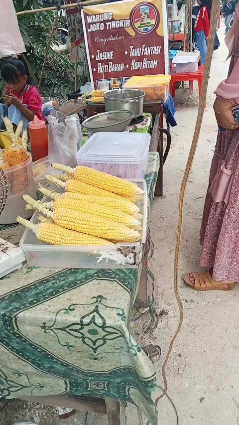Roasted corn Stock Footage 234243459