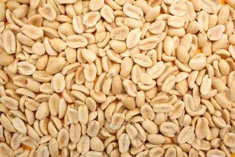 Roasted delicious peanuts Stock Photos