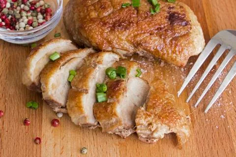Roasted duck breast Stock Photos