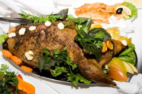 Roasted duck Stock Photos