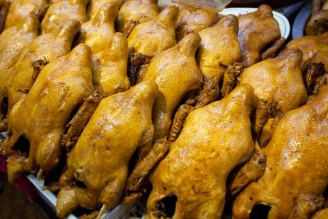 Roasted duck Stock Photos