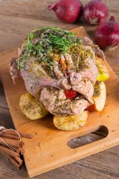 Roasted duck Stock Photos