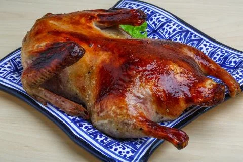 Roasted duck Stock Photos