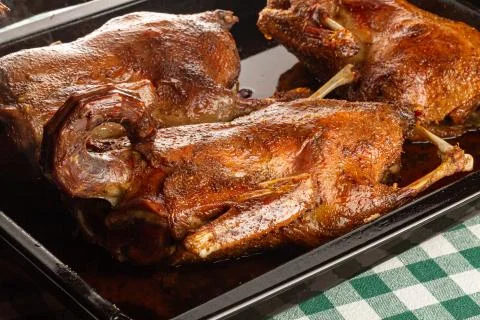Roasted Ducks Stock Photos