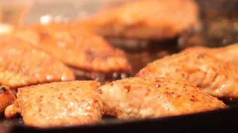 Roasted fish salmon Stock-Footage 18349540