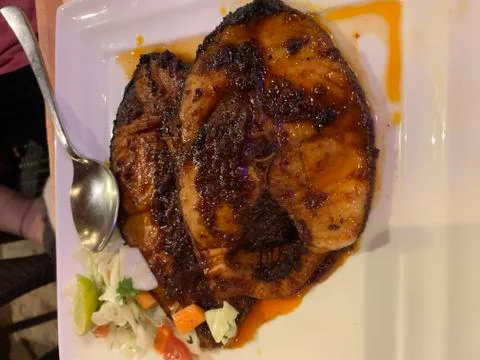 Roasted fish spice Foto stock