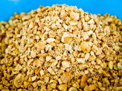 Roasted ground peanuts Stock Photos