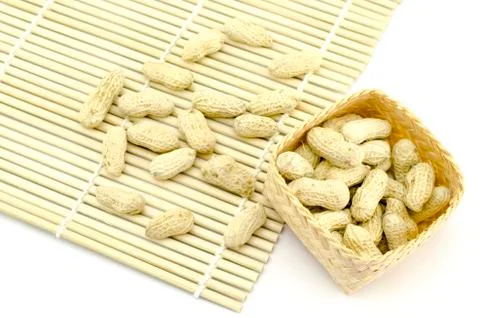 Roasted groundnuts Stock-Fotos