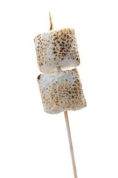 Roasted Marshmallows on a stick Stock Photos