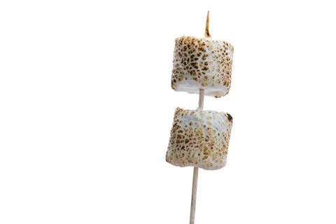 Roasted Marshmallows on a stick Stock Photos