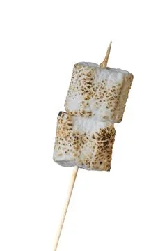Roasted Marshmallows on a stick Stock Photos