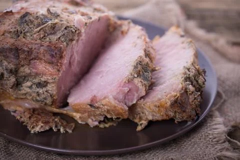 Roasted meat 스톡 사진