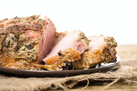 Roasted meat Stock Photos