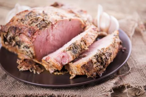 Roasted meat Stock Photos