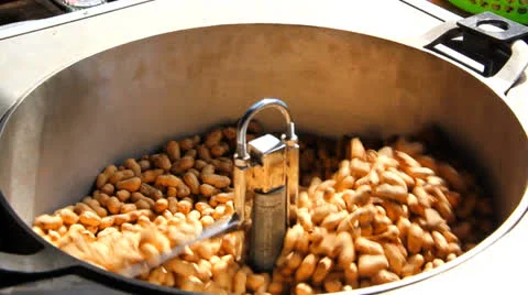 Roasted nuts Stock Footage 25208583
