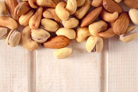 Roasted nuts Stock Photos