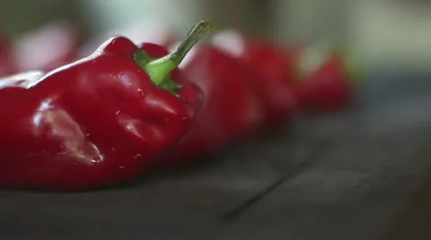 Roasted paprika _1 Stock Footage 12242587