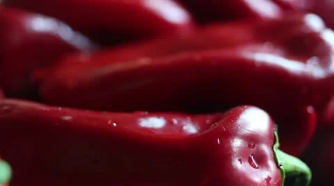 Roasted paprika (close up) _3 Stock Footage 12248669