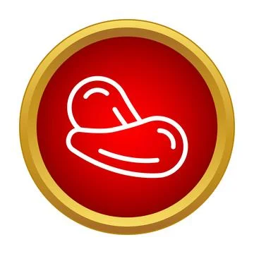 Roasted peanut groundnut legume simple icon Stock Illustration