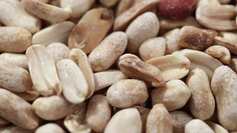 Roasted peanuts as background Stock Footage 100894840