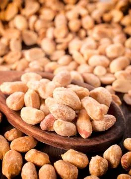 Roasted peanuts Stock Photos