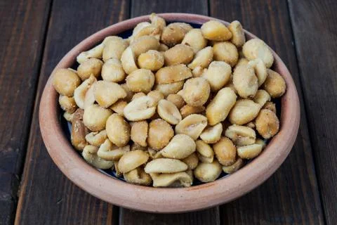 Roasted peanuts Stock Photos