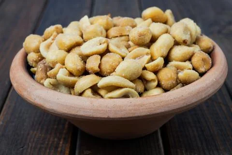 Roasted peanuts Stock Photos
