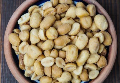 Roasted peanuts Stock Photos