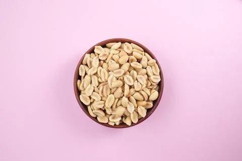 Roasted peanuts Foto stock