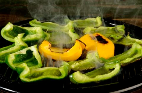 Roasted  peppers Stock Photos