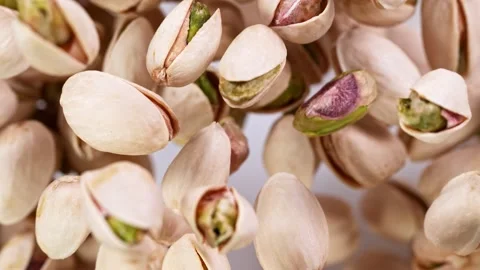 Roasted Pistachio Nuts Stock Footage 166166064