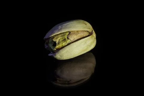 A Roasted pistachio. Fotos Stock