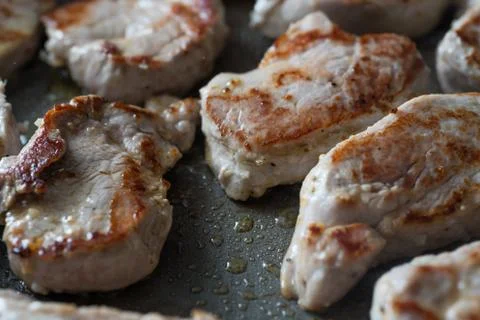 Roasted pork filet Foto stock