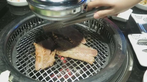 Roasted pork Stock Footage 70544588