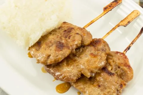 Roasted pork Stockfoto's