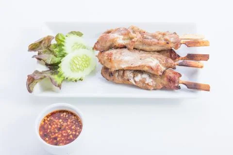 Roasted pork Foto stock