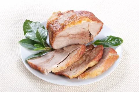 Roasted pork Stock Photos