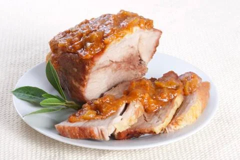 Roasted pork Stock Photos
