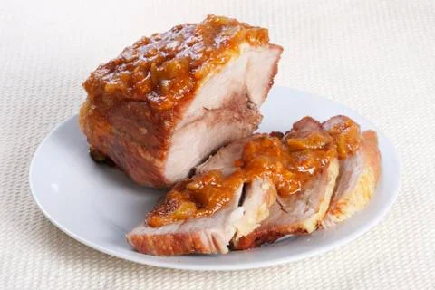 Roasted pork Stock Photos